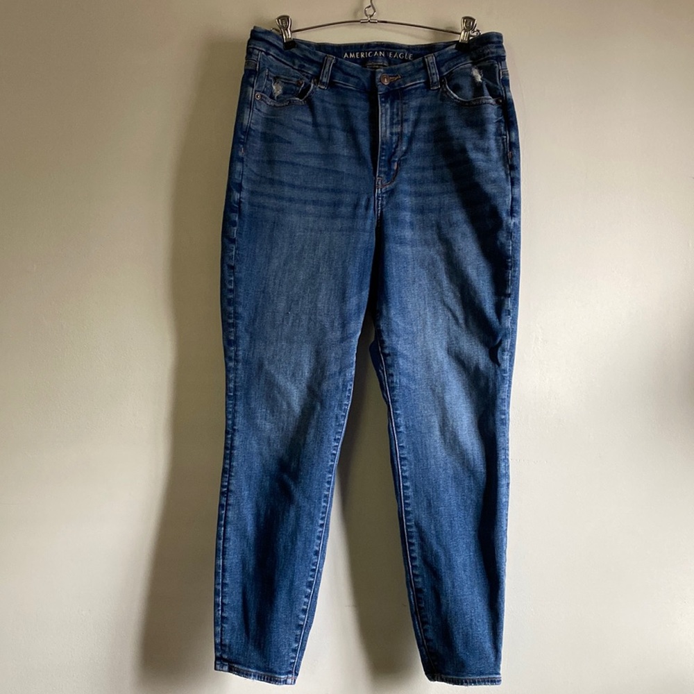 AMERICAN EAGLE Next Level Stretch High Waisted Skinny 10 SHORT